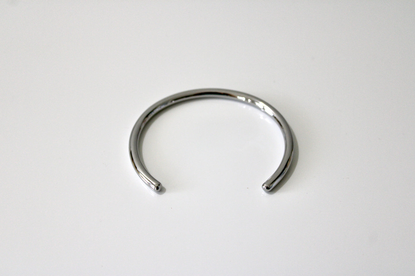 Open Silver Bangle