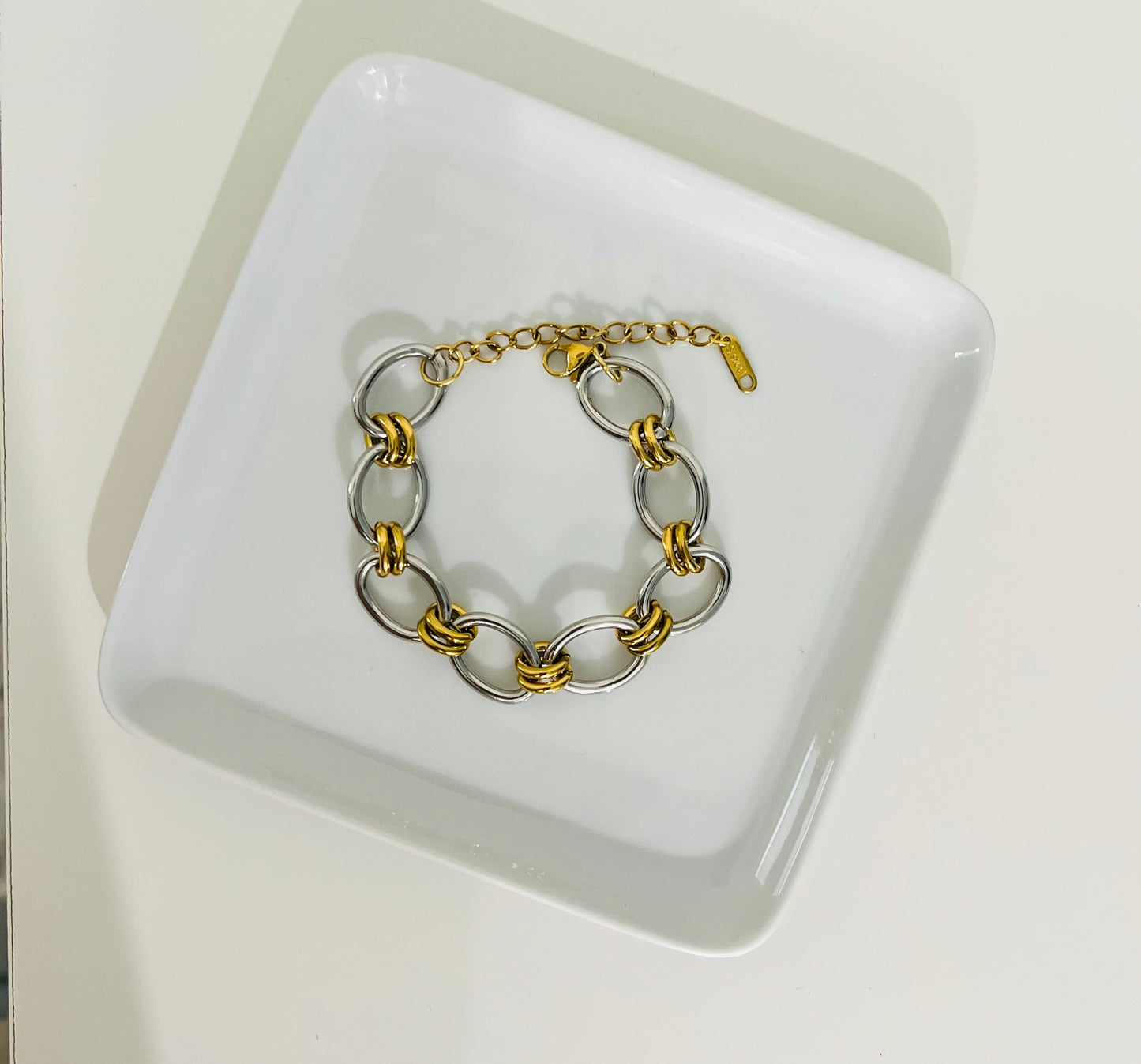 Ellie Two Tone Bracelet