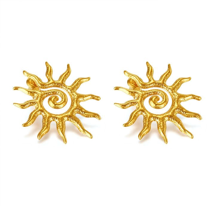 Golden Sun Earrings