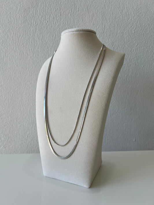 Snake Double Necklace