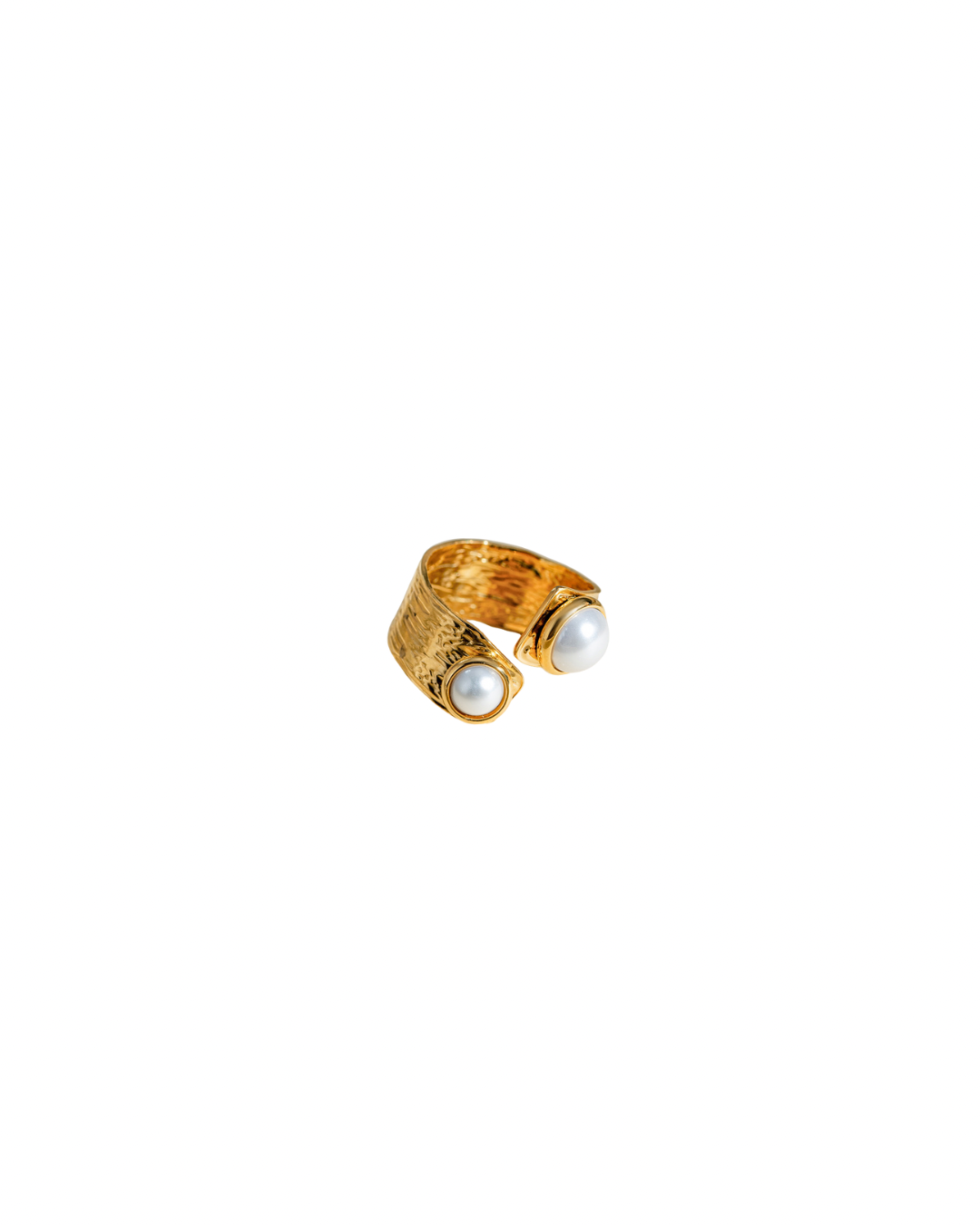 Golden Pearl Ring